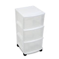 3-Drawer Cart White A5508
