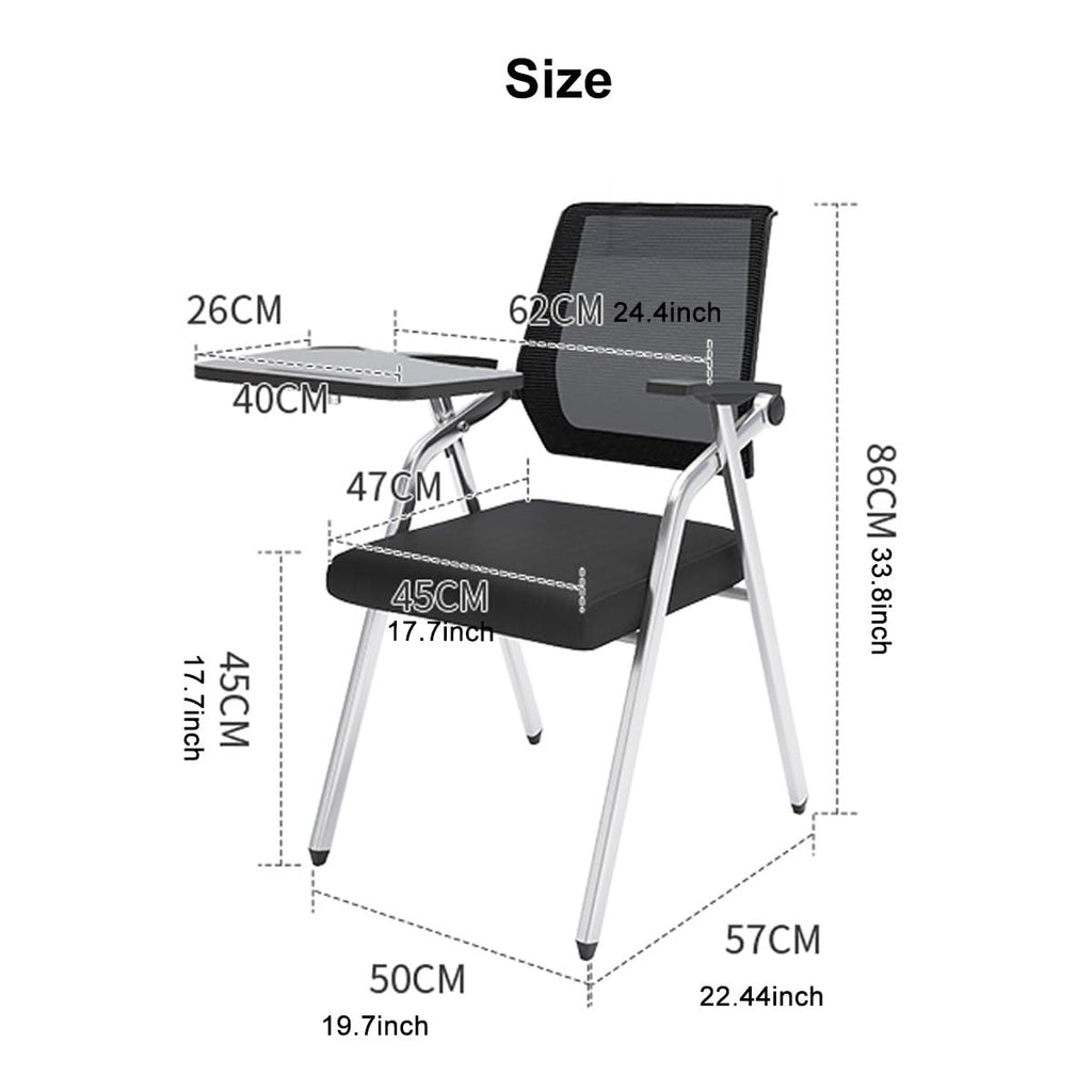 Mesh Guest Chair with Tablet Arm L276293