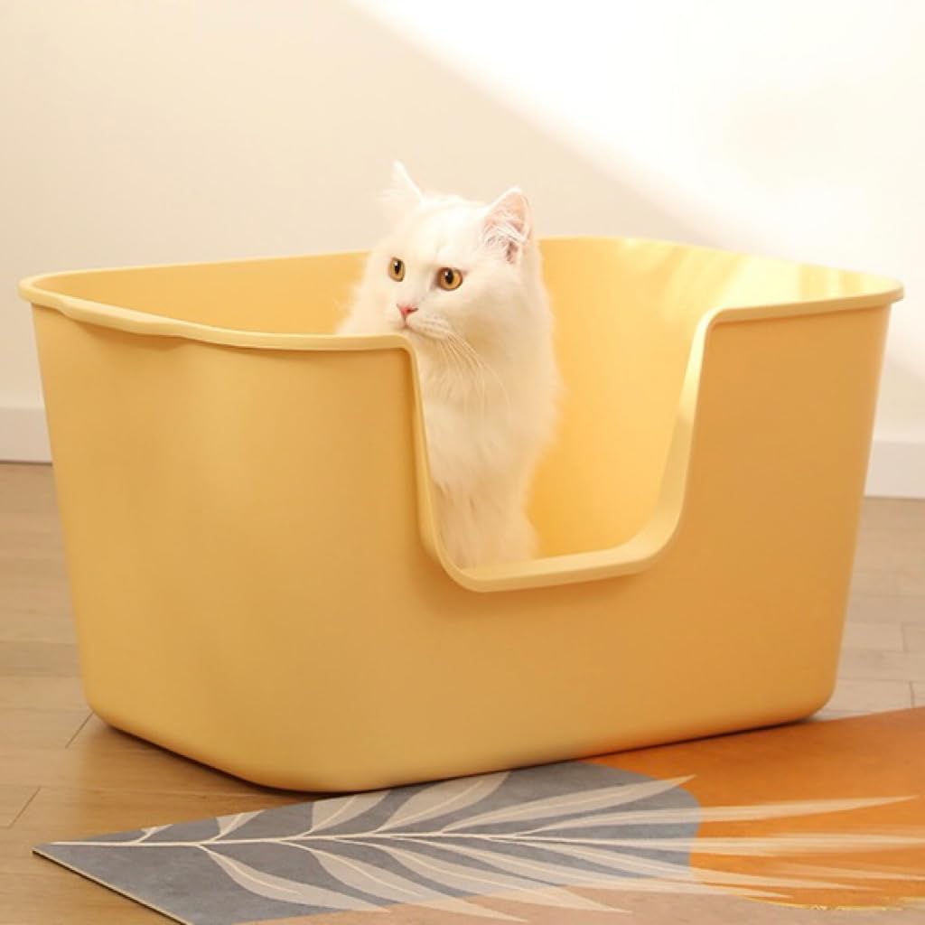 Extra Large High Sides Anti-Splashing Kitty Litter Box Q3057