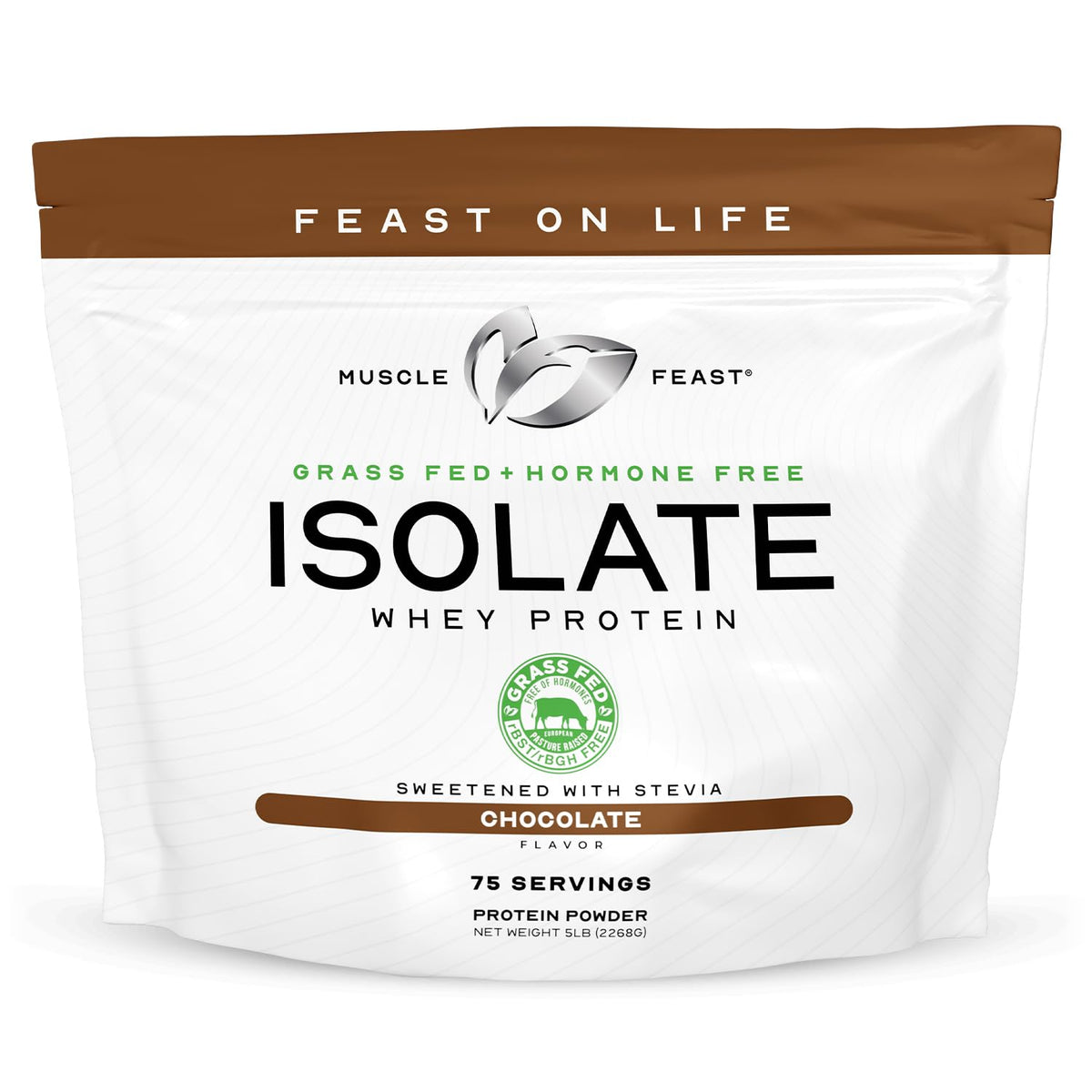 Grass-Fed Whey Protein Isolate Vanilla Chocolate 5lb R51260
