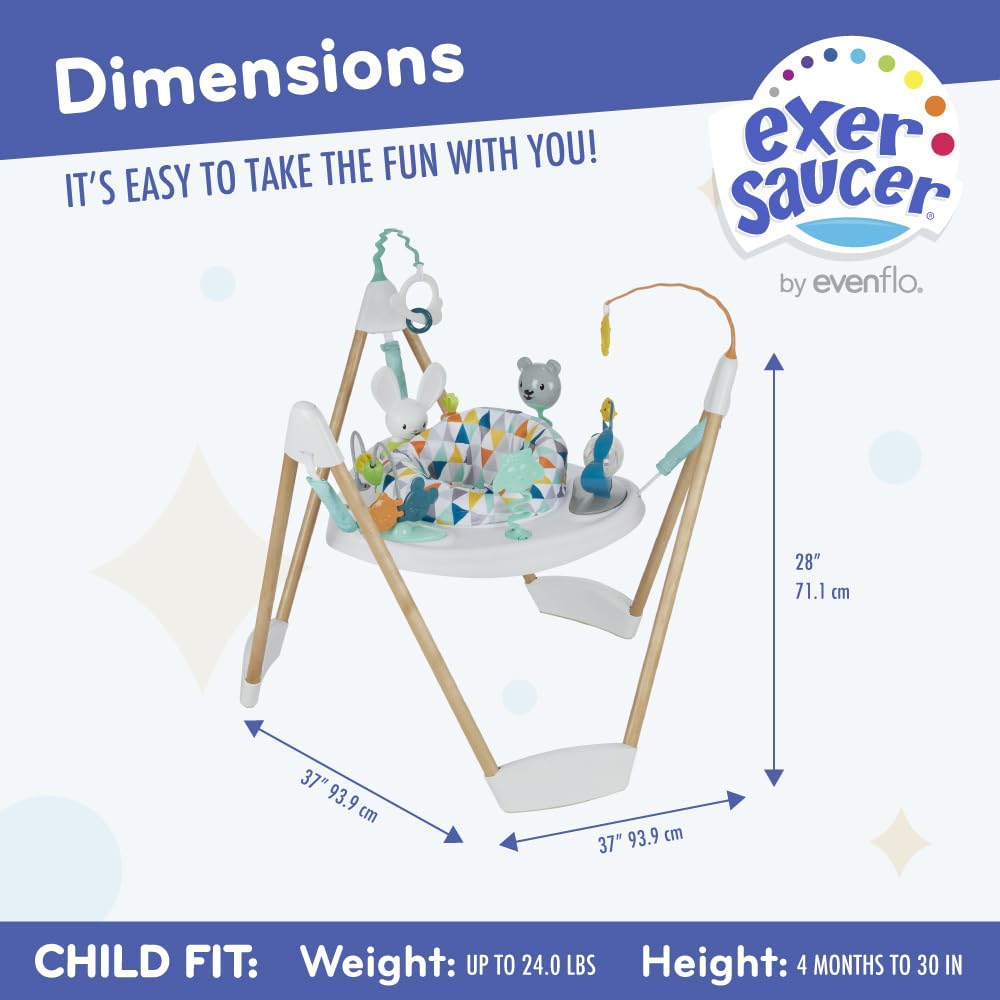Exersaucer Wood Frame Jumper T699142