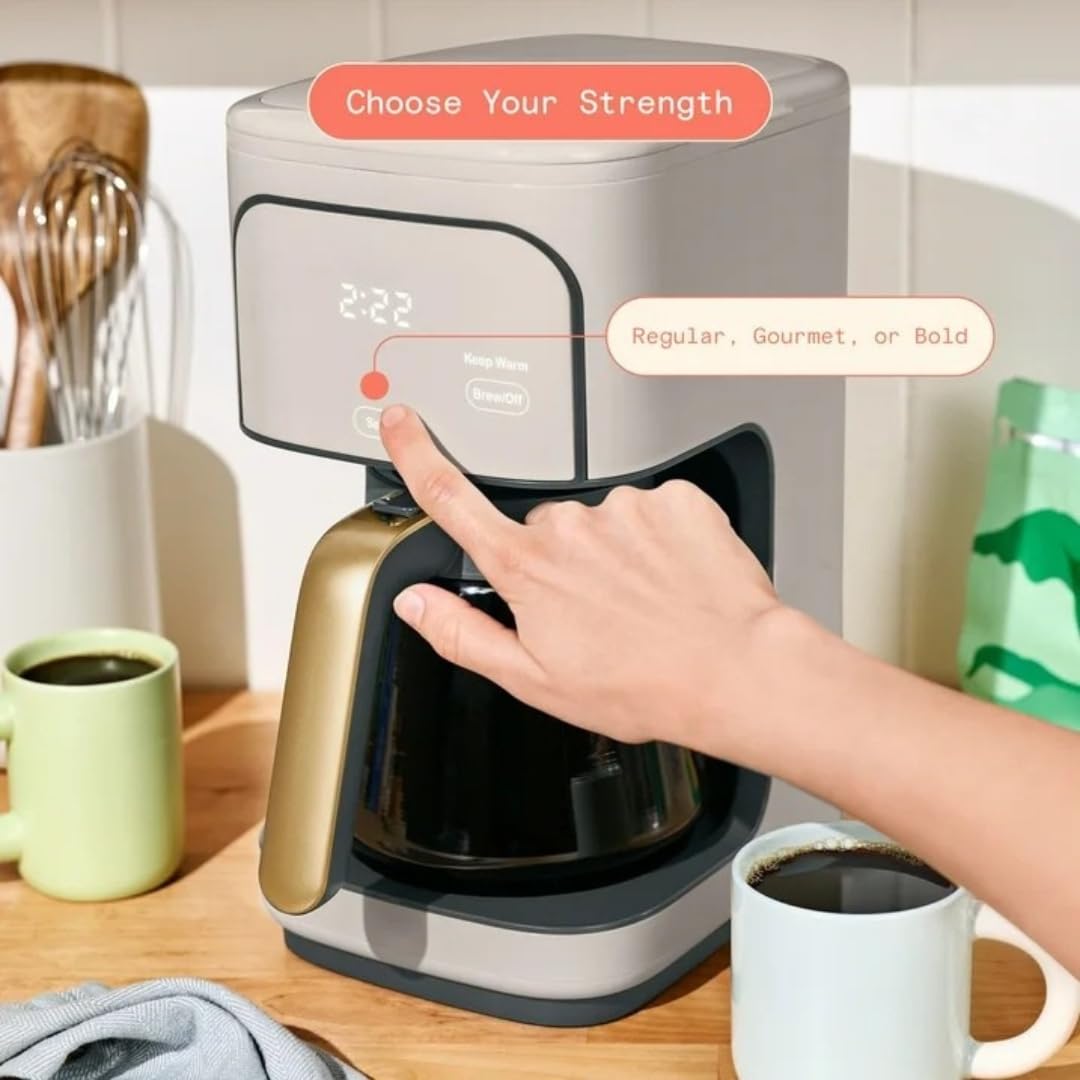Programmable 12-Cup Coffee Maker with Touch Controls X56822