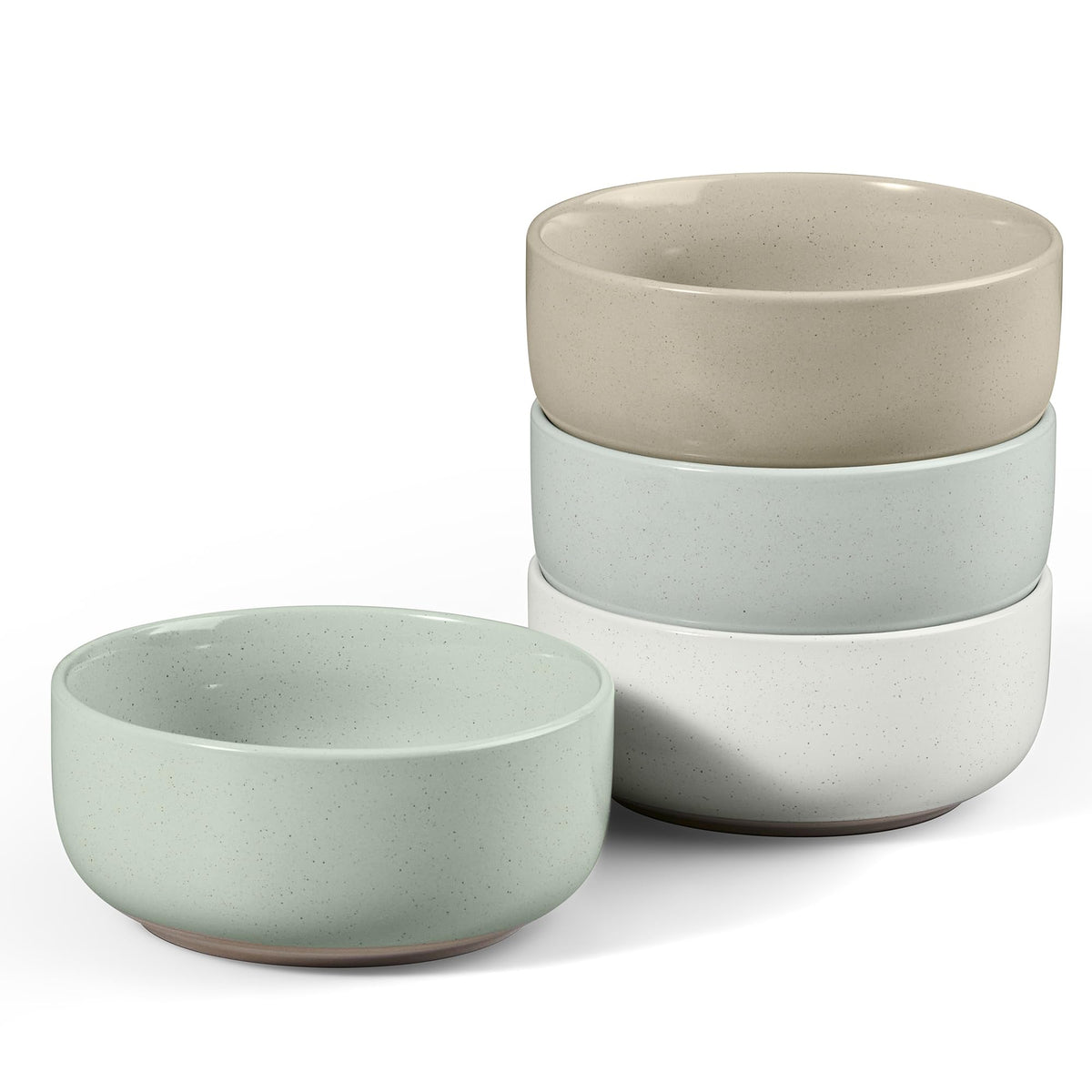 Ceramic Soup Bowls Set of 4, 27oz Multicolor L311285