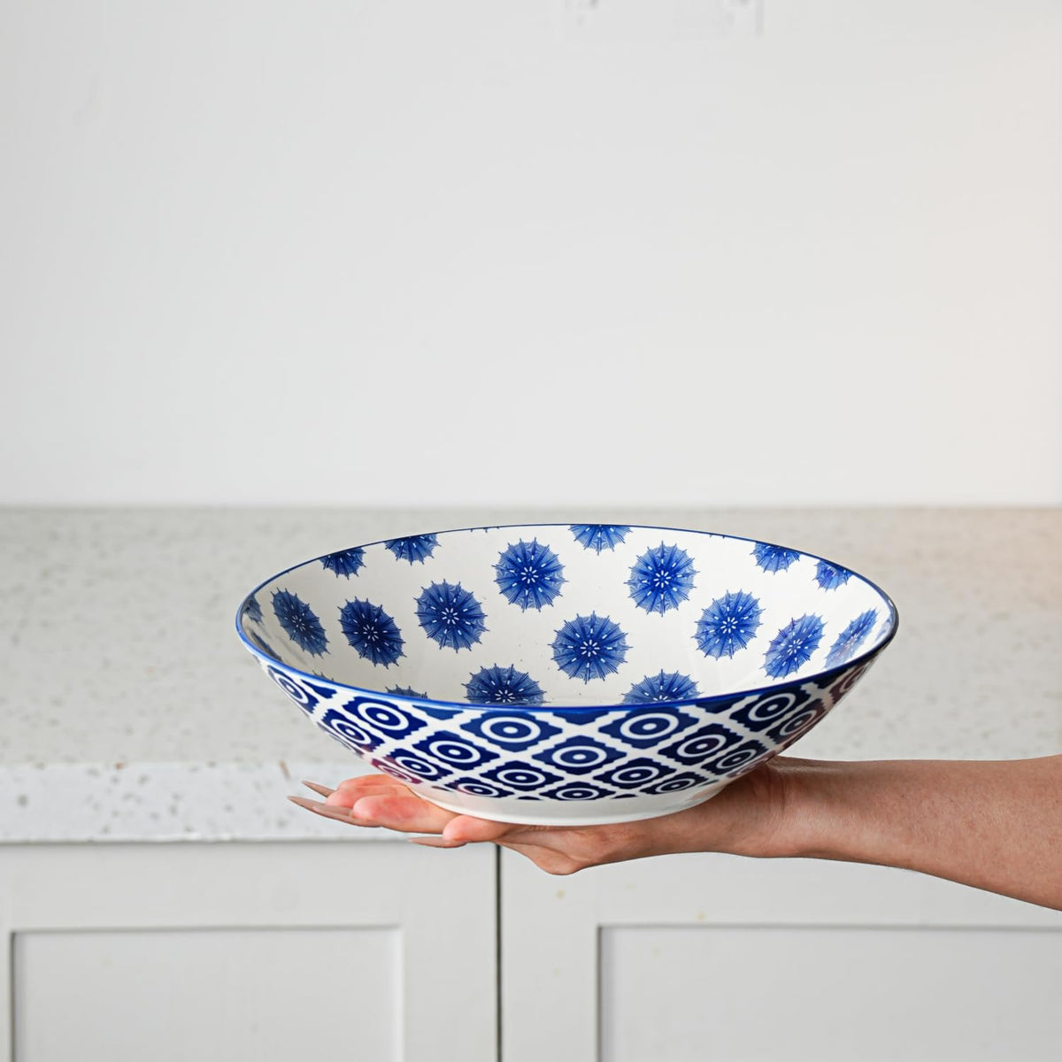40 Oz Ceramic Pasta Bowls Set of 4 C732253