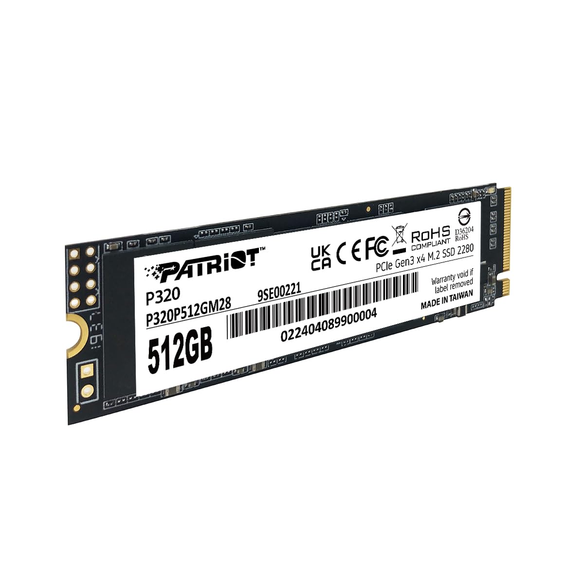 512GB PCIe Gen 3x4 M.2 2280 SSD W674771