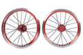 14/16 Inch Double-Wall Alloy Rim Bike Wheelset W3652