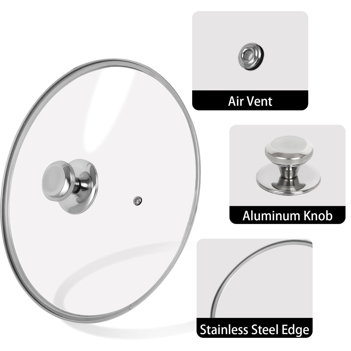 10.25 inch Tempered Glass Lid H24900