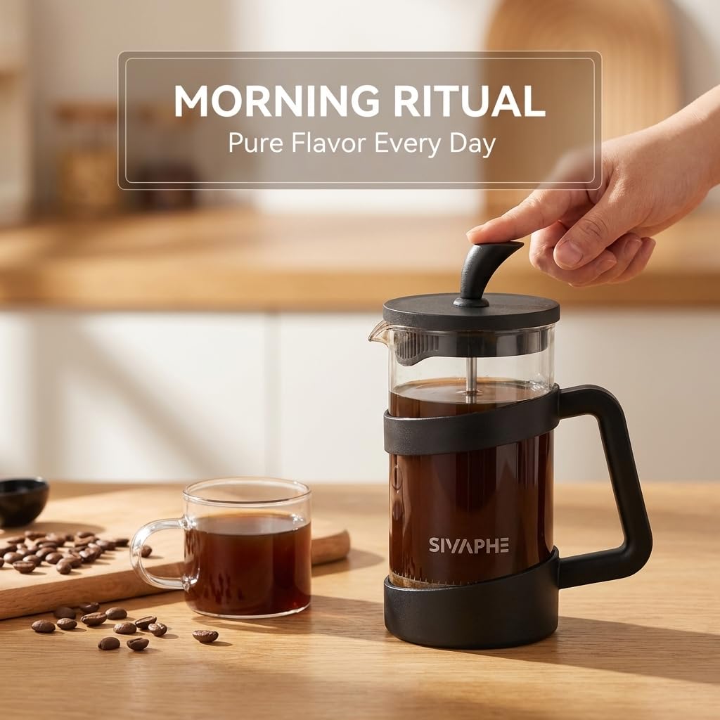 Small 12oz French Press Coffee Maker I5327