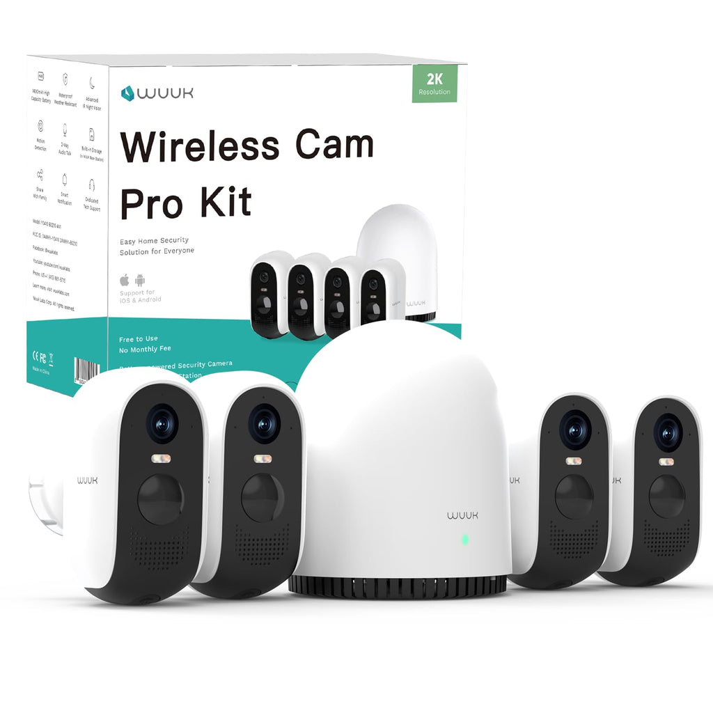 Wireless Outdoor 2K Security Cameras N81200