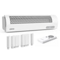 White Reversible Airflow Window Fan with Remote W7966