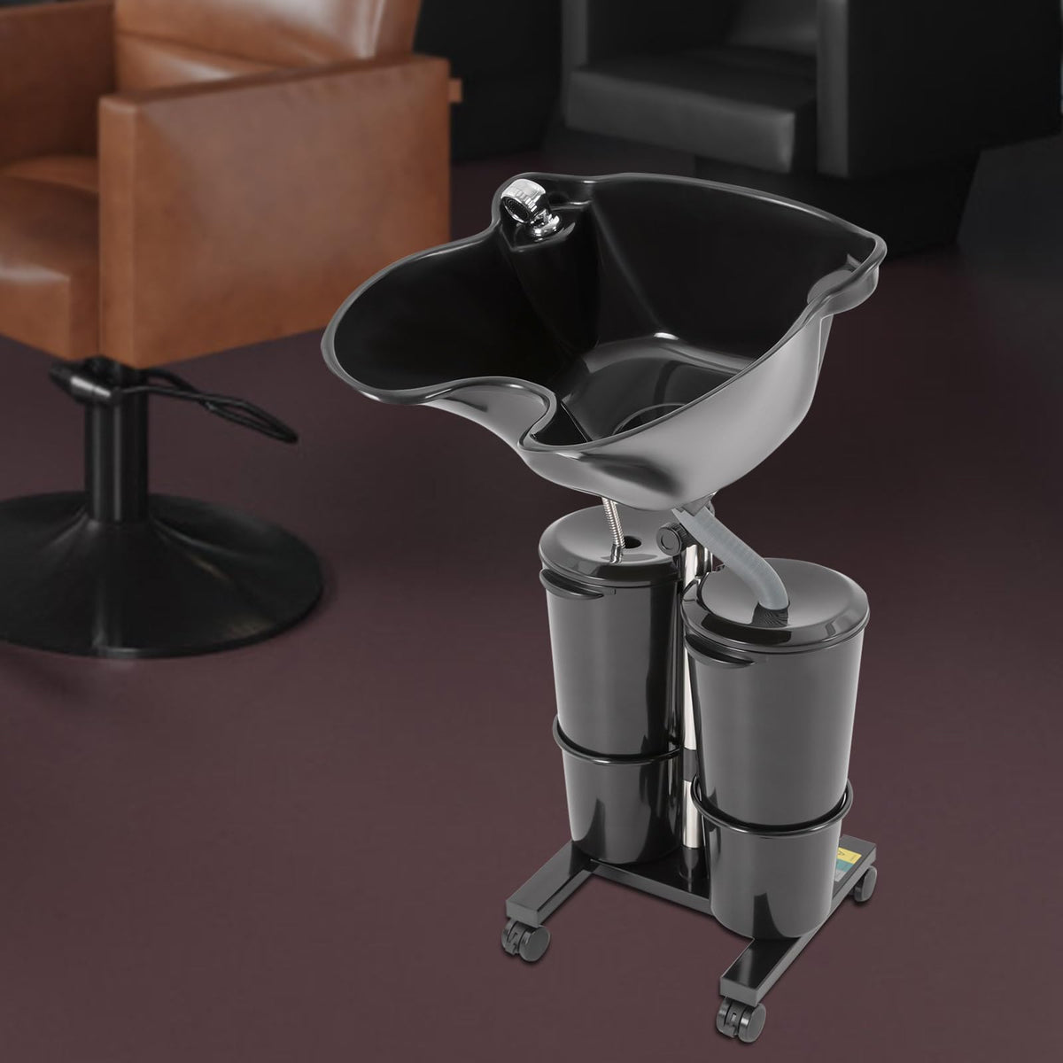 Portable Plastic Shampoo Unit with Electric Pump I773