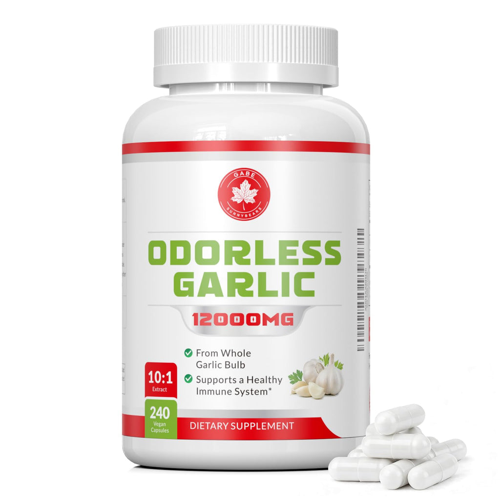 Odorless Aged Garlic Extract 12,000 mg 240 Veg Caps P925