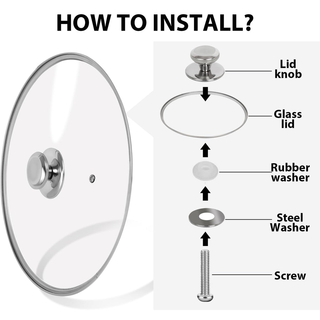 10.25 inch Tempered Glass Lid H24900