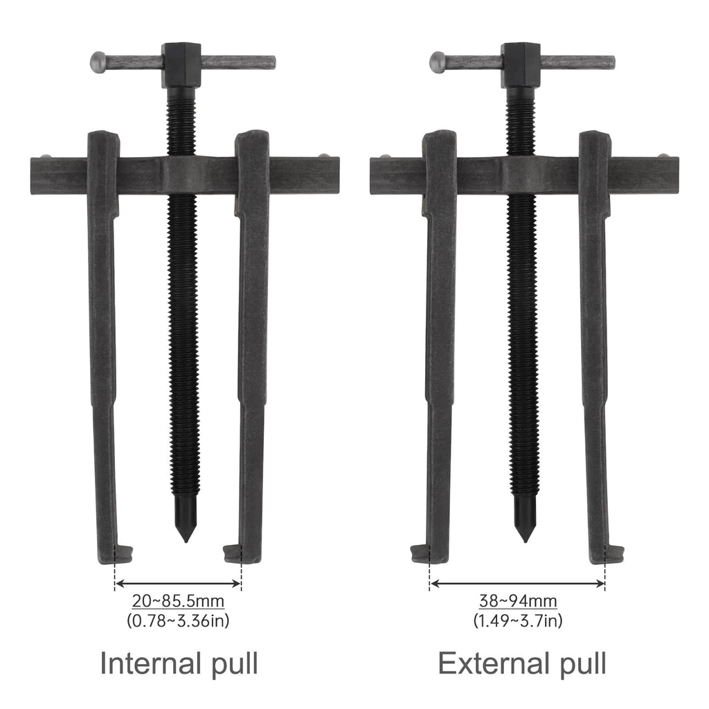 Adjustable Two Jaw Carbon Steel Bearing Puller 8 inch G515852
