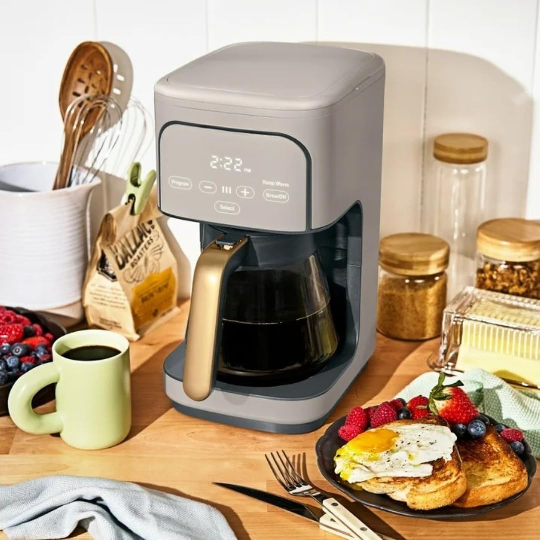 Programmable 12-Cup Coffee Maker with Touch Controls X56822