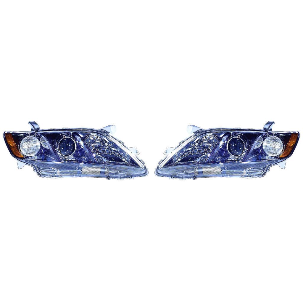 Toyota Camry 2007 2008 2009 Headlight Assembly Pair Driver and Passenger Side DOT Certified T714821