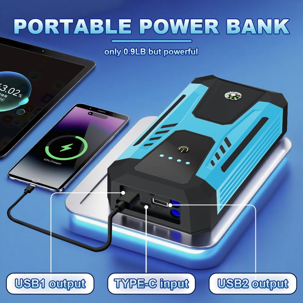 6000A Peak 12v Jump Starter C9077