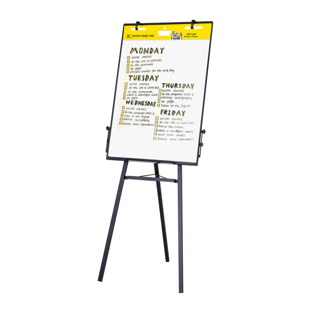 Sticky Easel Pad, 25 x 30 Inches, 30 Sheets/Pad, 2 Pads J758