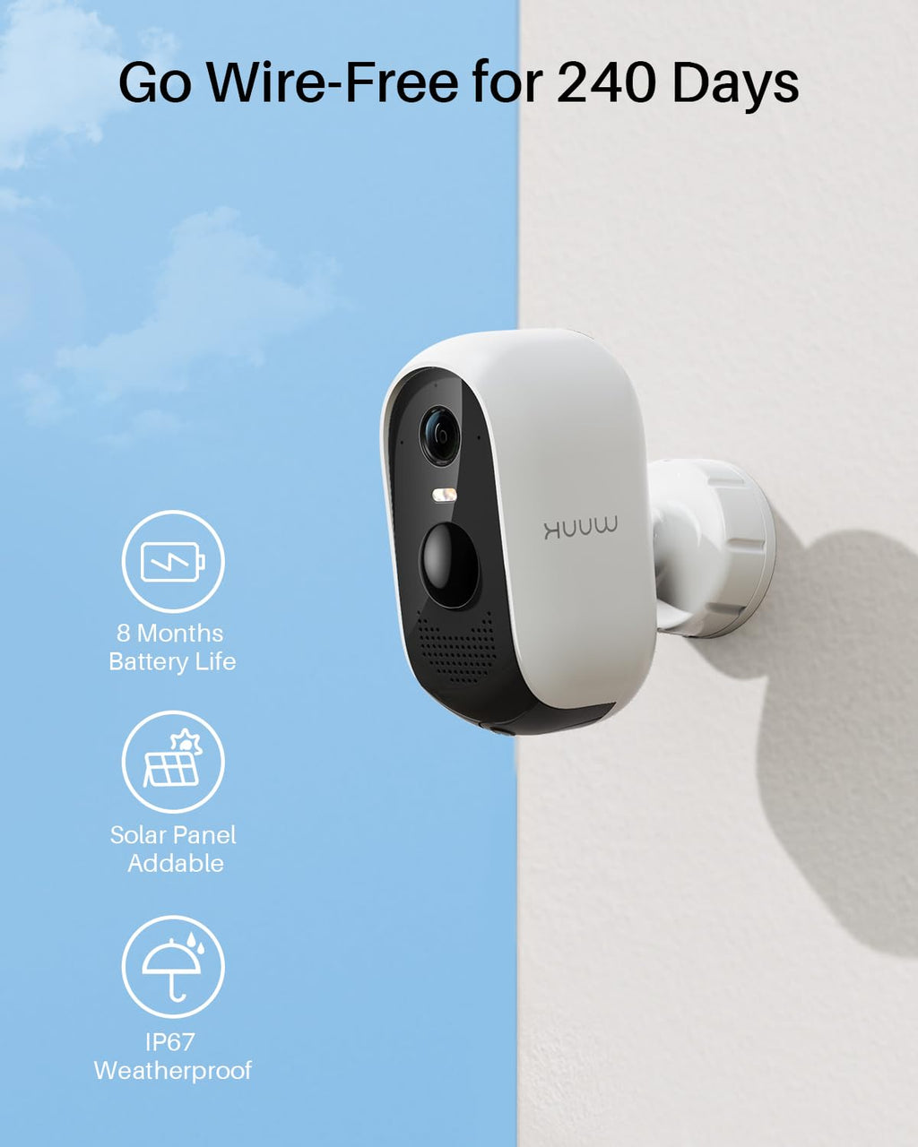 Wireless Outdoor 2K Security Cameras N81200