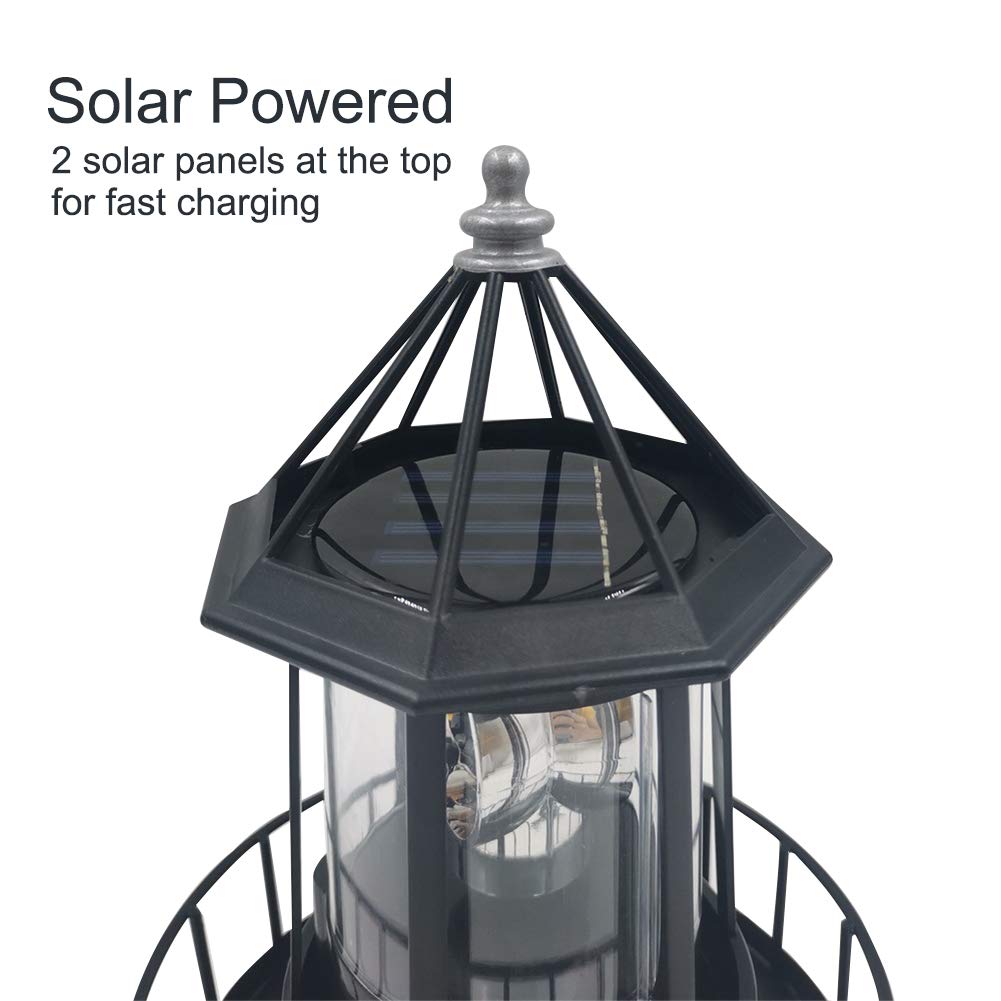 Solar Powered Rotating Garden Light V1547