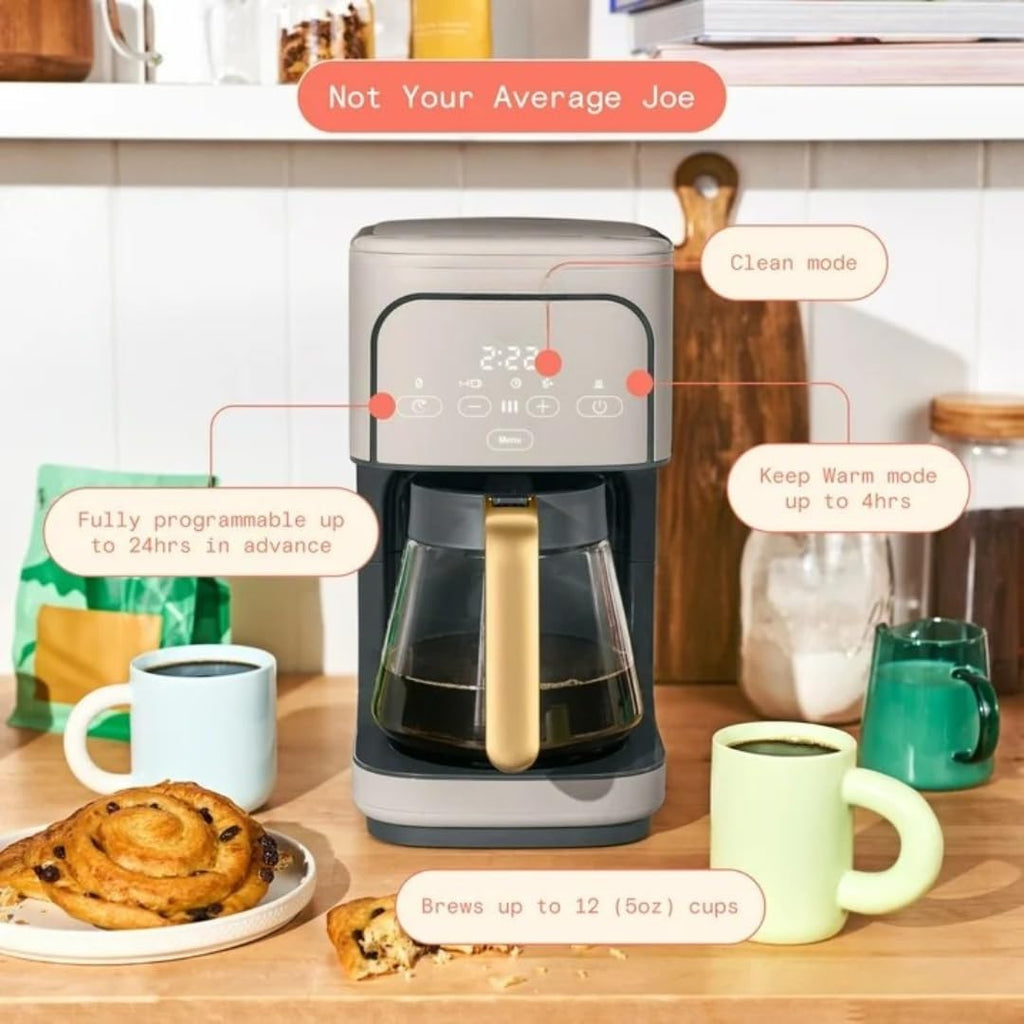 Programmable 12-Cup Coffee Maker with Touch Controls X56822