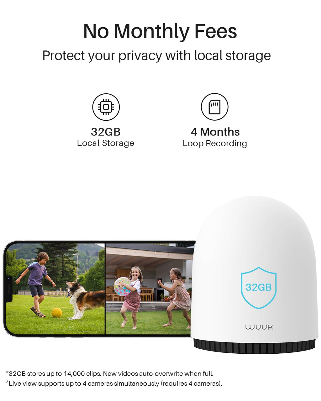 Wireless Outdoor 2K Security Cameras N81200