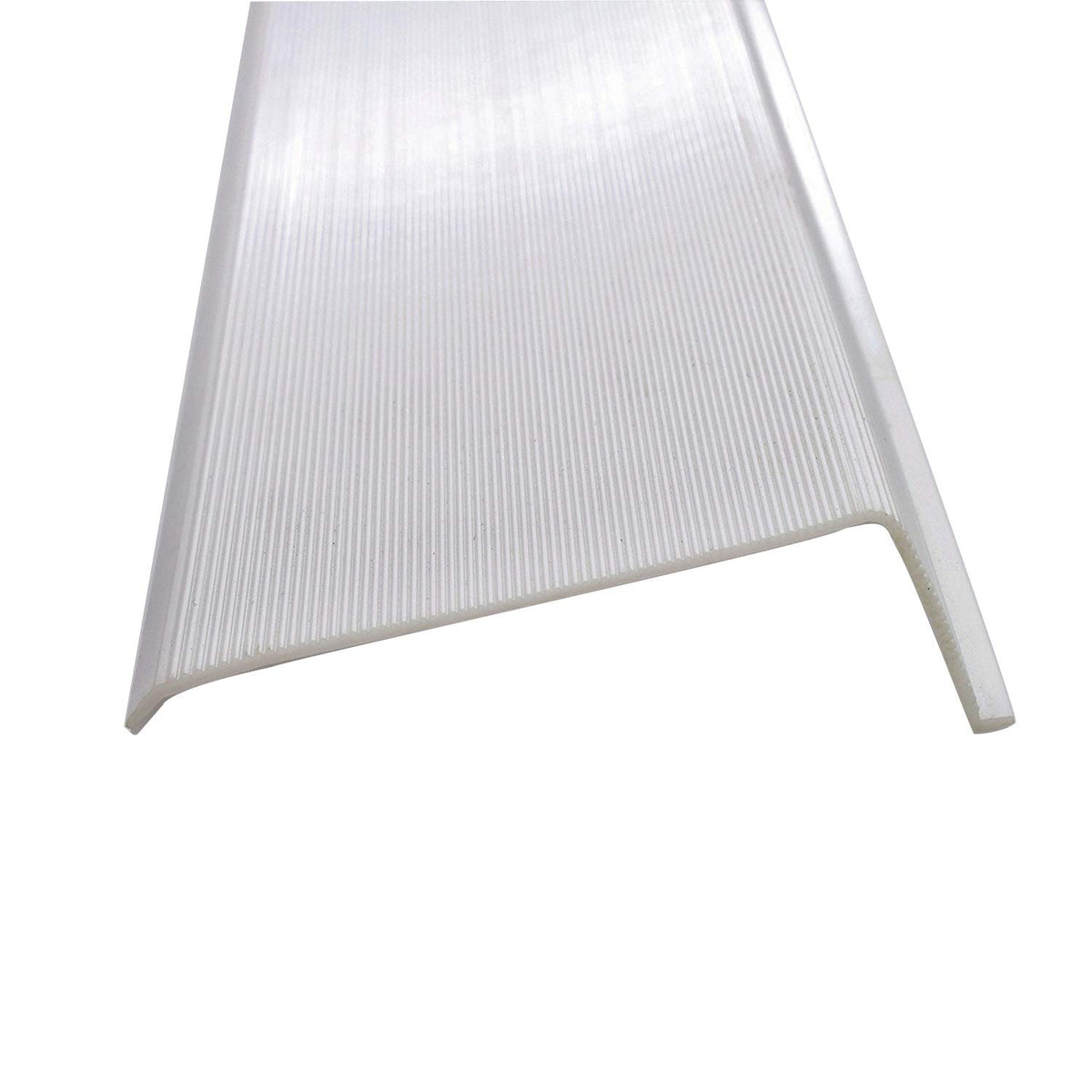 White Ribbed Acrylic Diffuser (L-Shaped, 24") V157