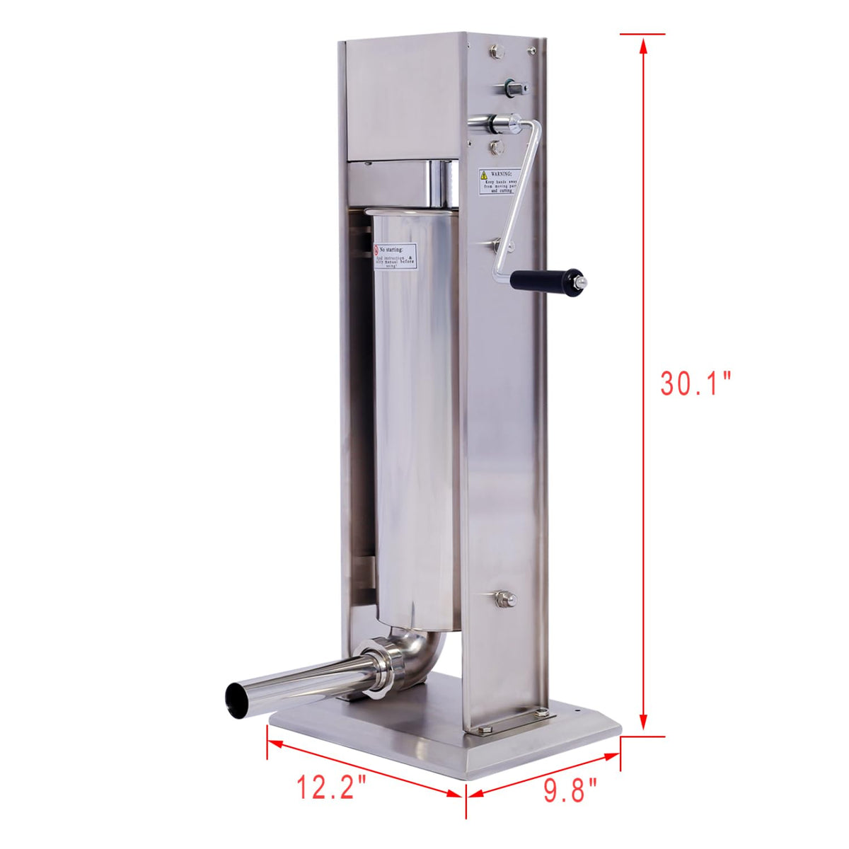 Stainless Steel Vertical Sausage Stuffer 15LB/7L J764890
