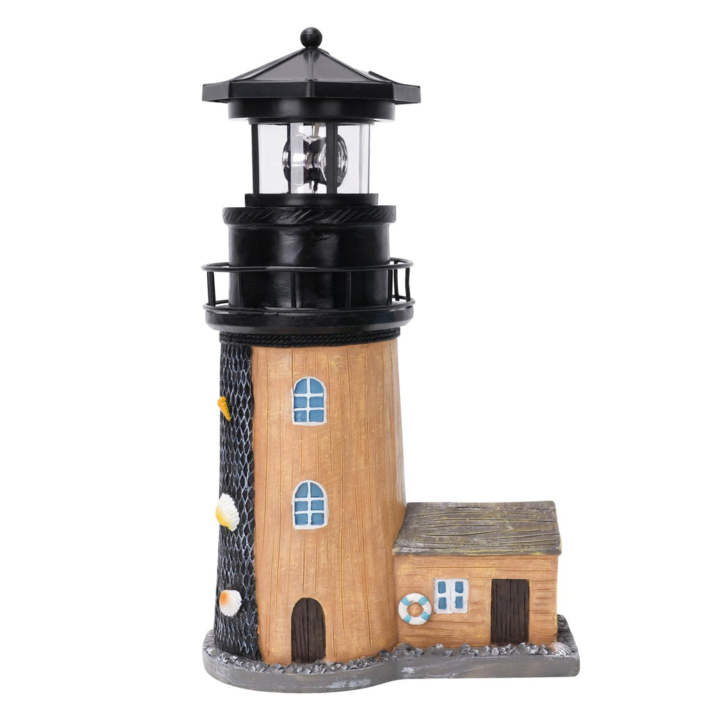 Solar Lighthouse with Rotating Beacon J250