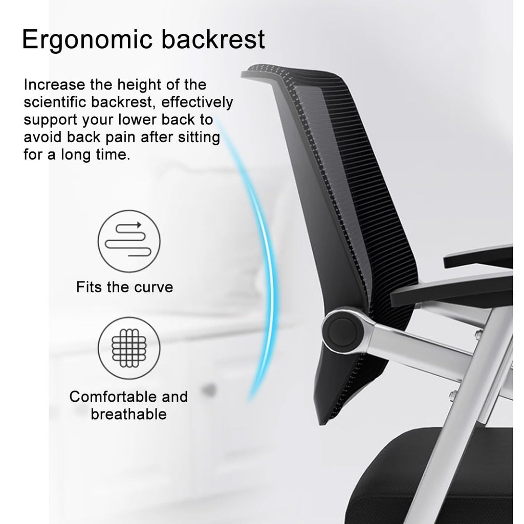 Mesh Guest Chair with Tablet Arm L276293