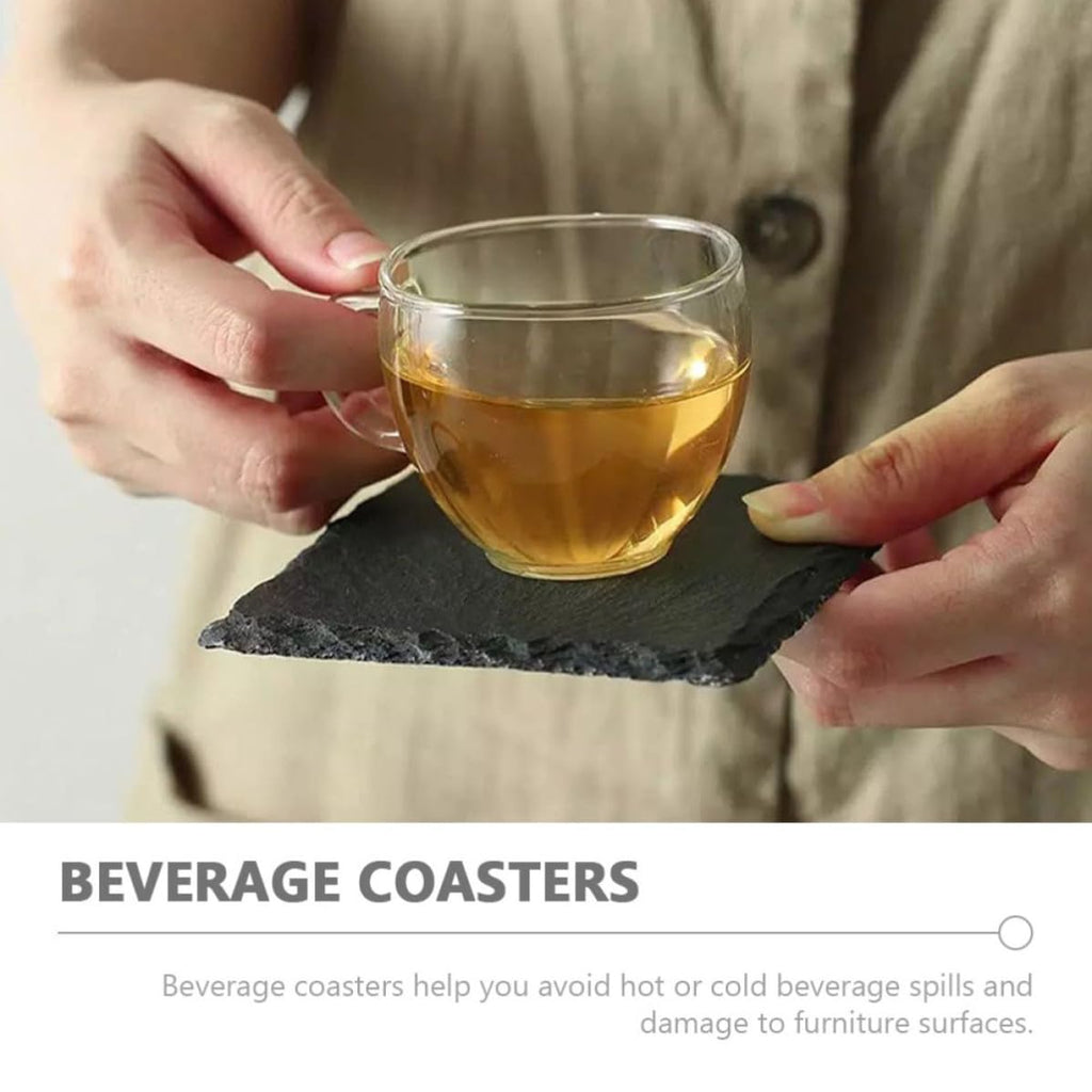 Natural Stone Drink Coasters Set D5799