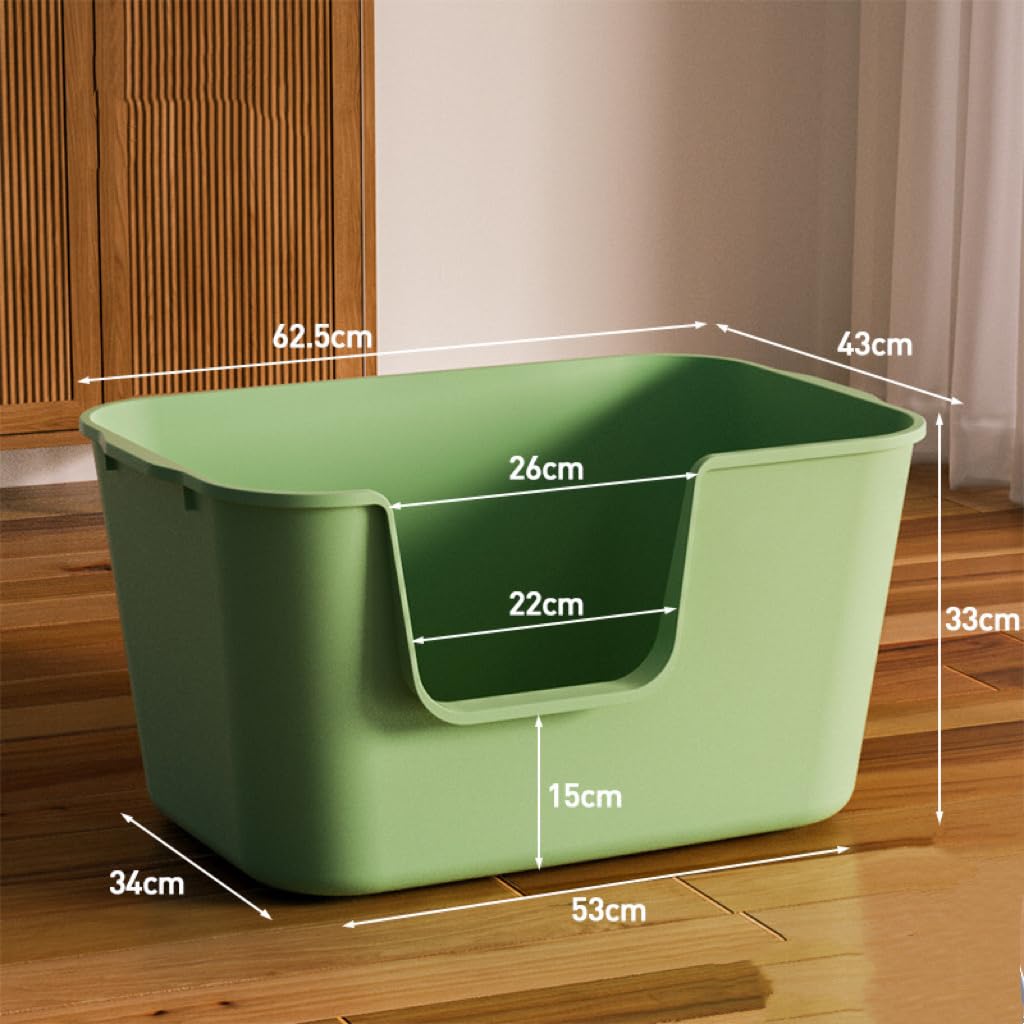 Extra Large High Sides Anti-Splashing Kitty Litter Box Q3057
