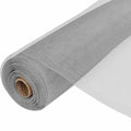 Aluminum Mesh Screen 39.4x196.9 Inches Silver D6655