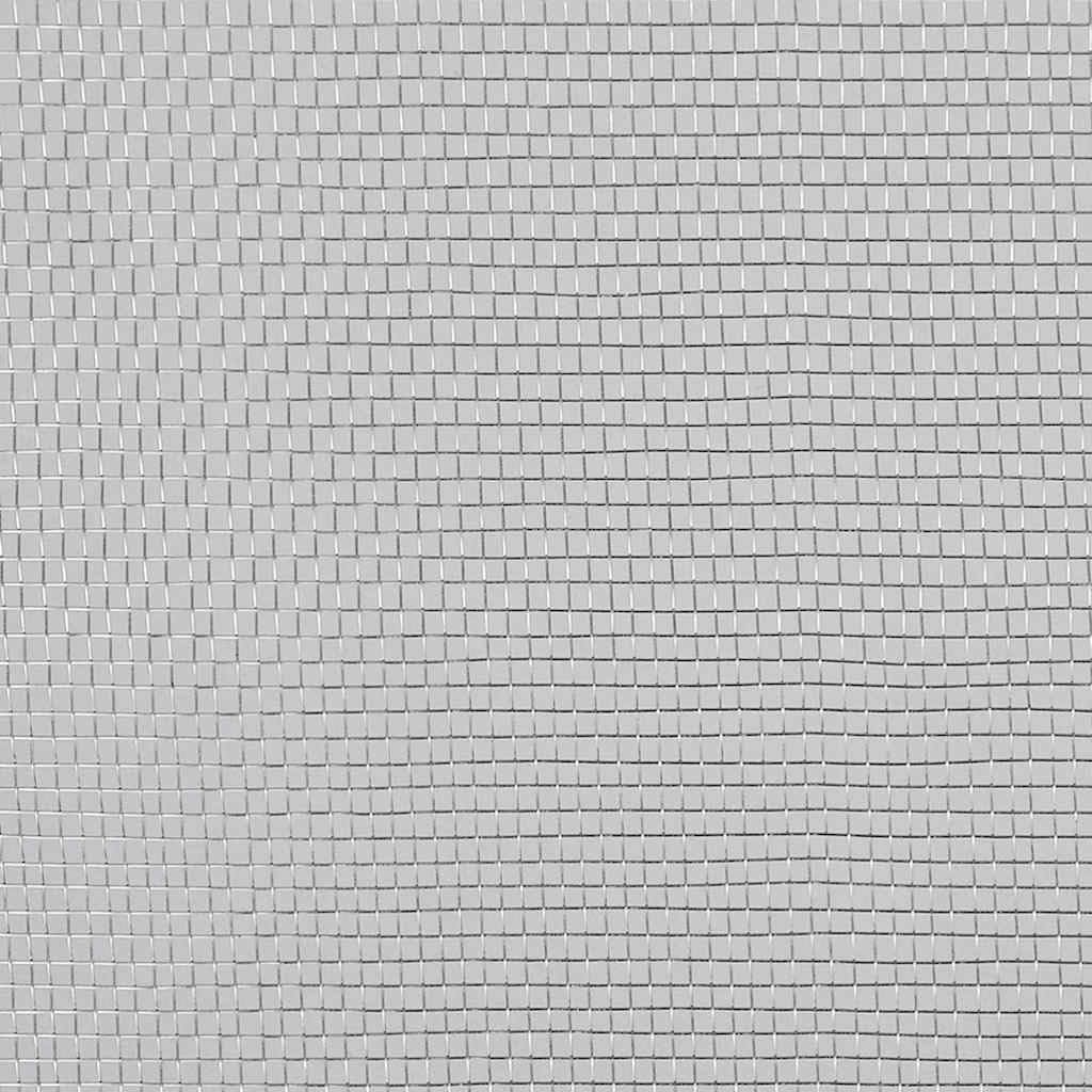 Aluminum Mesh Screen 39.4"x196.9" Silver T618823