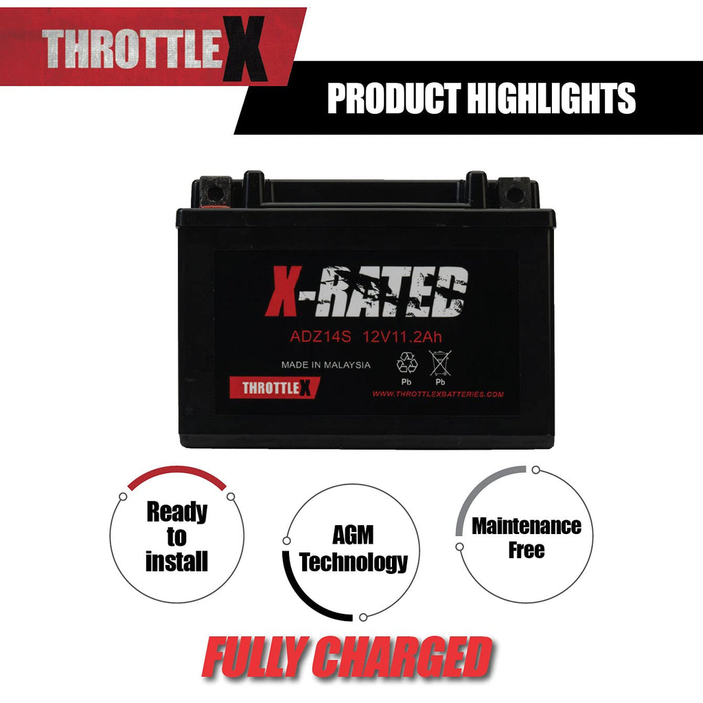 AGM Replacement Power Sport Battery Y395
