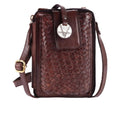 Genuine Leather Small Crossbody Bag with Adjustable Detachable Strap T704
