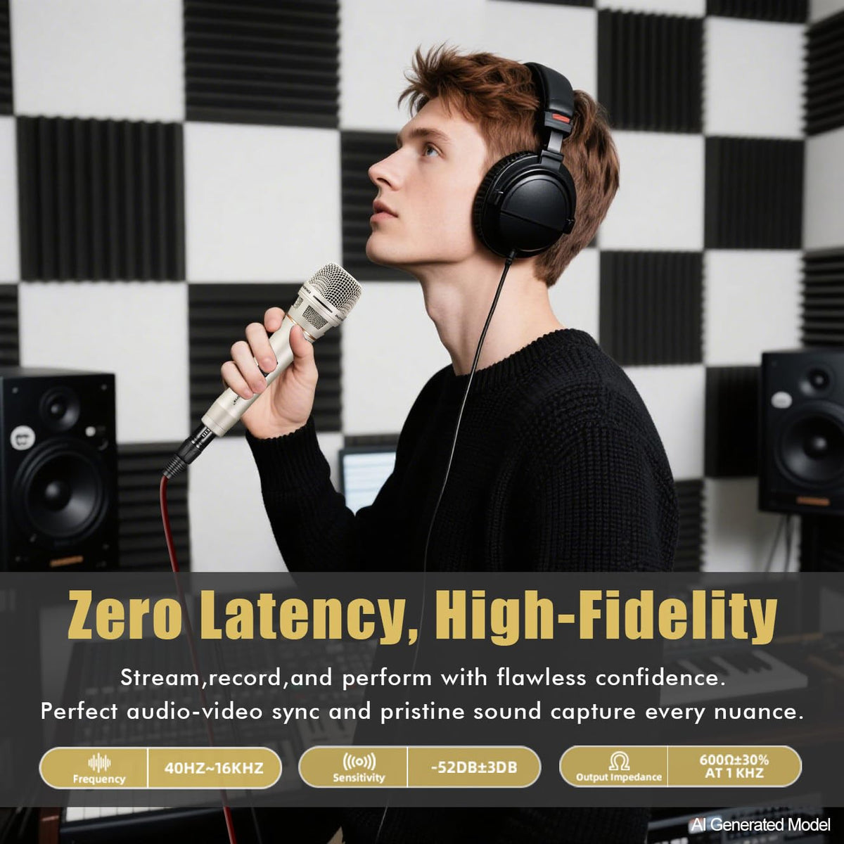 Dynamic Wired Vocal Microphone H915
