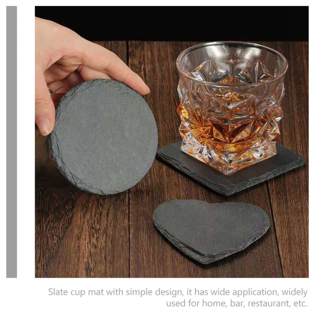 Natural Stone Drink Coasters Set D5799