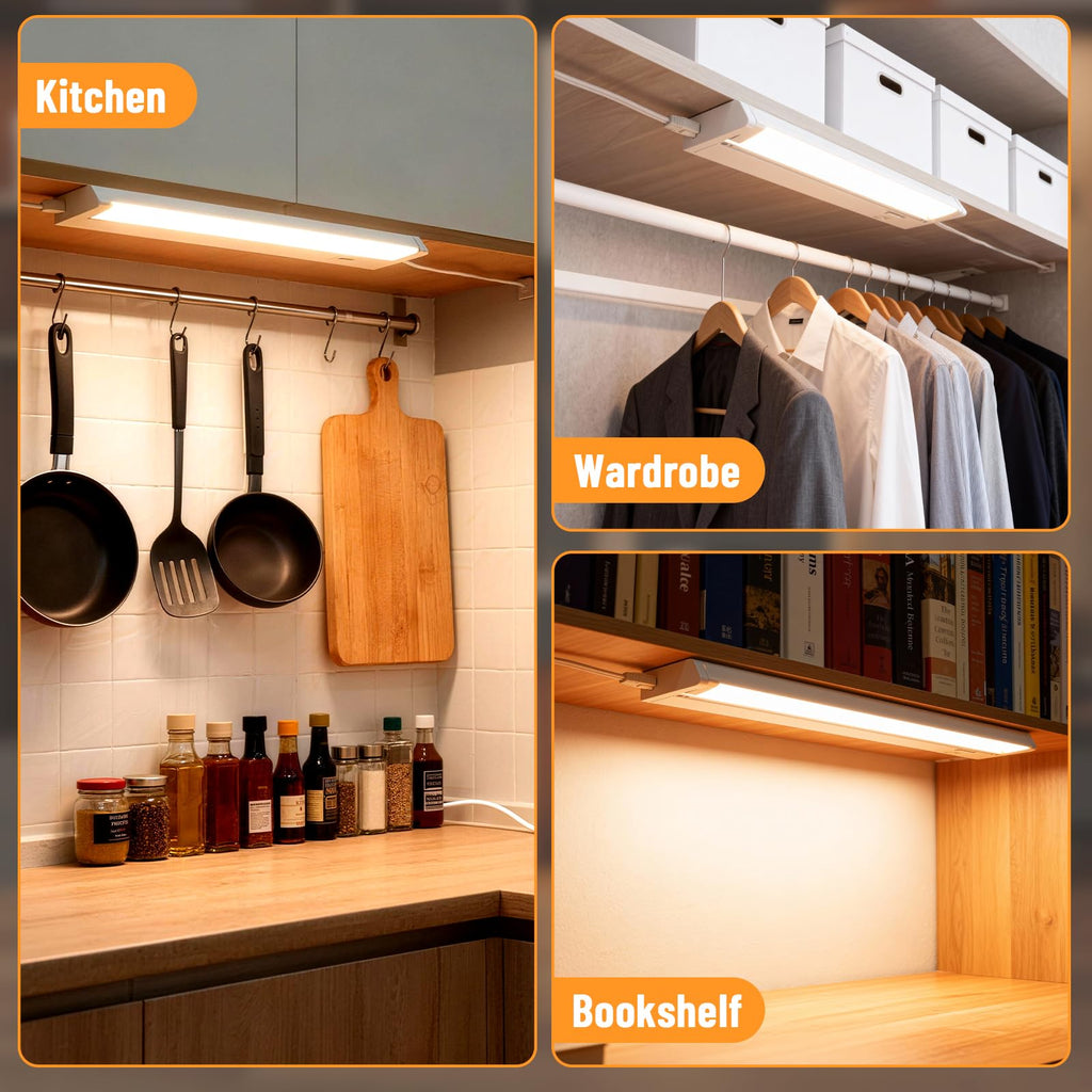 24" 4Pack Swivel Under Cabinet Lighting T681