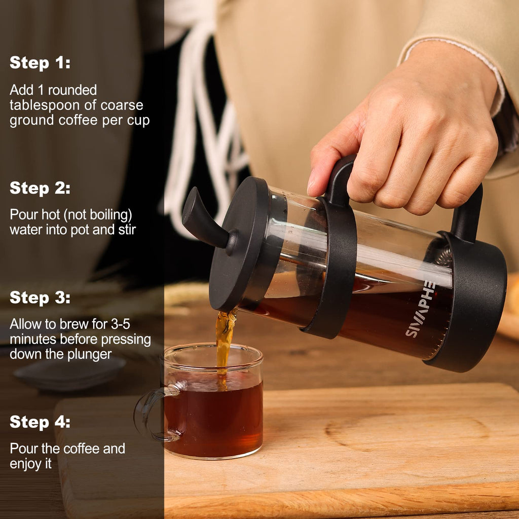 Small 12oz French Press Coffee Maker I5327