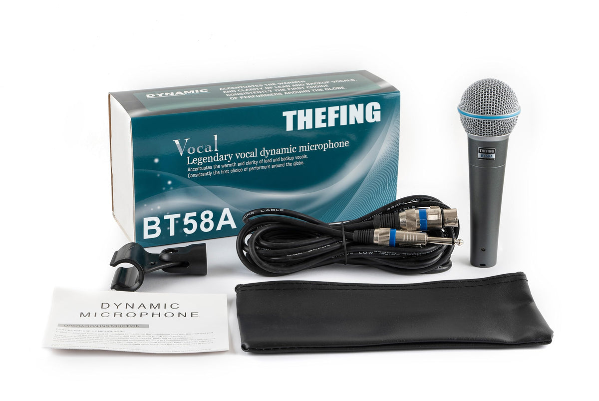 Wired Dynamic Handheld Karaoke Microphone with Audio Cable E7699