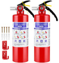 2 Pack 2.5LB ABC Dry Powder Fire Extinguisher V35733