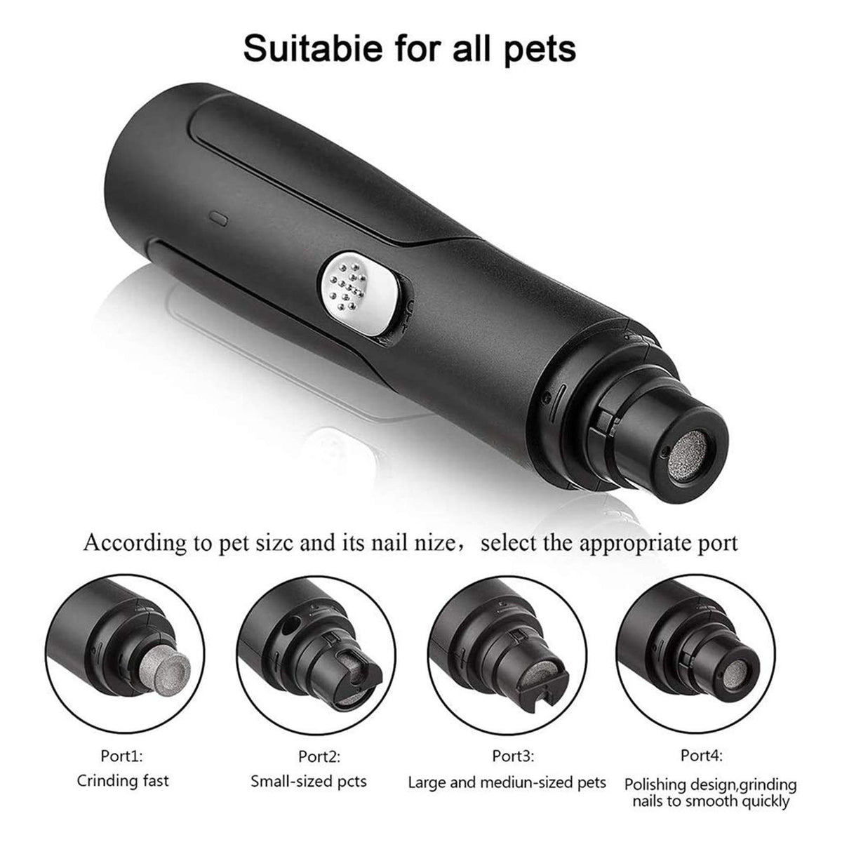 Rechargeable Electric Dog Nail Grinder B324722