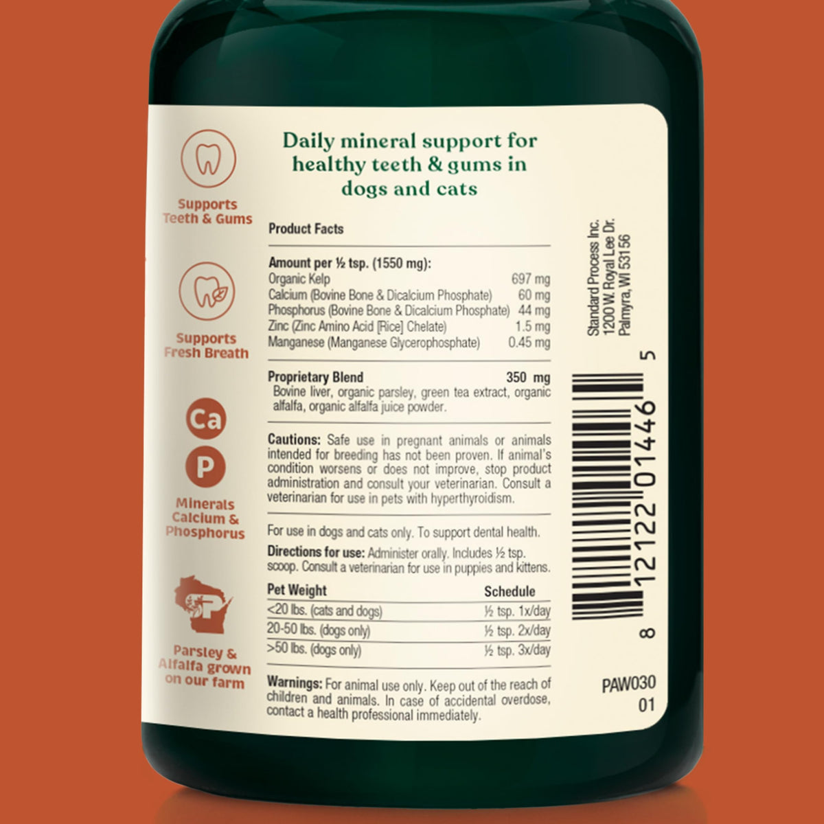 Pet Health Bundle - Dental & Multifunctional Support for Dogs - 165 g Powder & 90 Wafers U95915