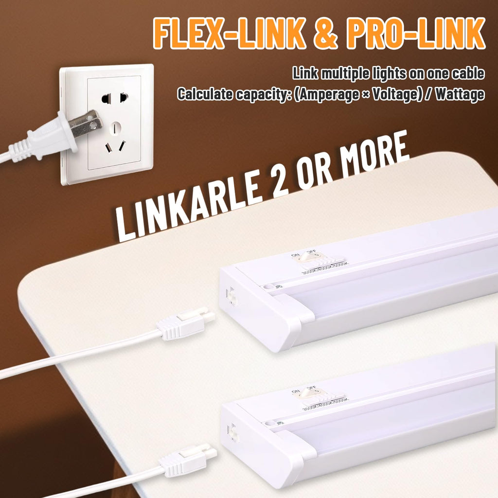 24" 4Pack Swivel Under Cabinet Lighting T681