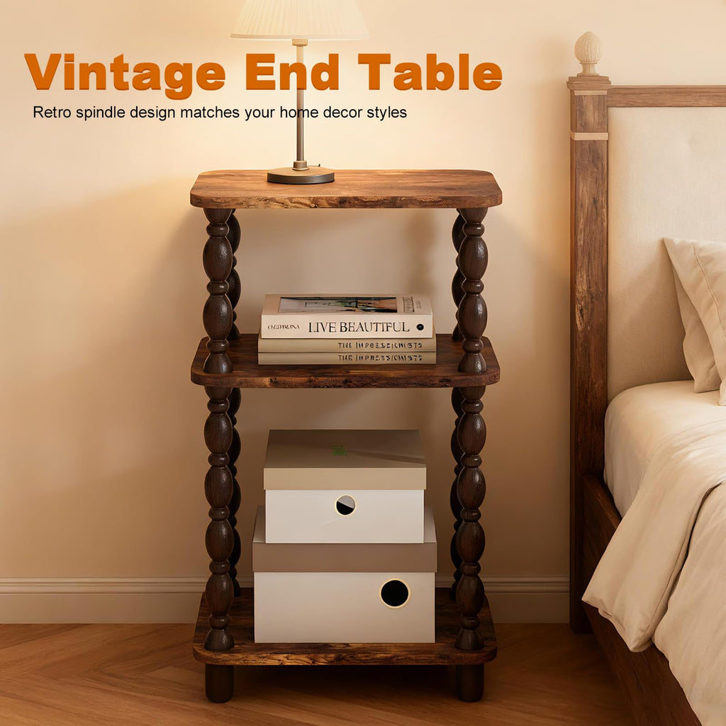 3-Tier Narrow End Table W8452