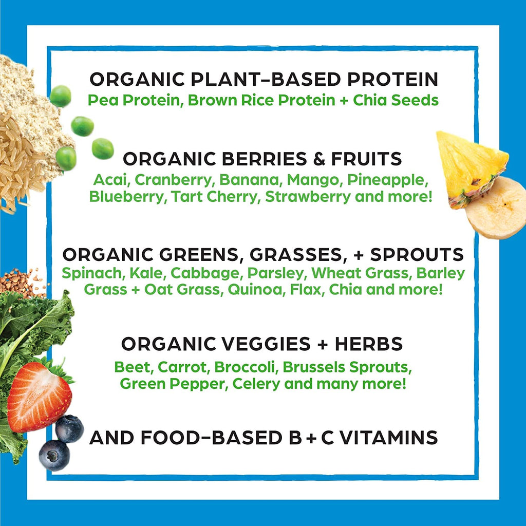 Organic Protein and Greens Powder O496455