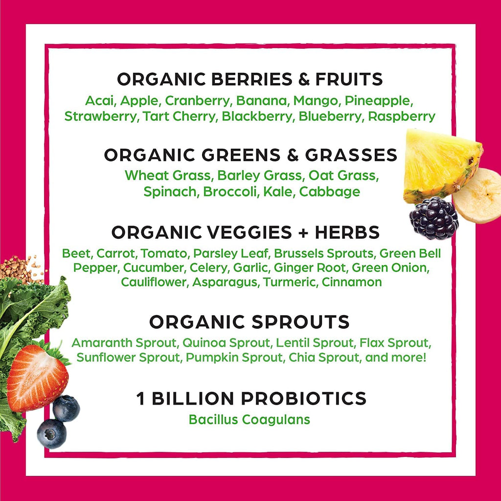 Organic Protein and Greens Powder O496455