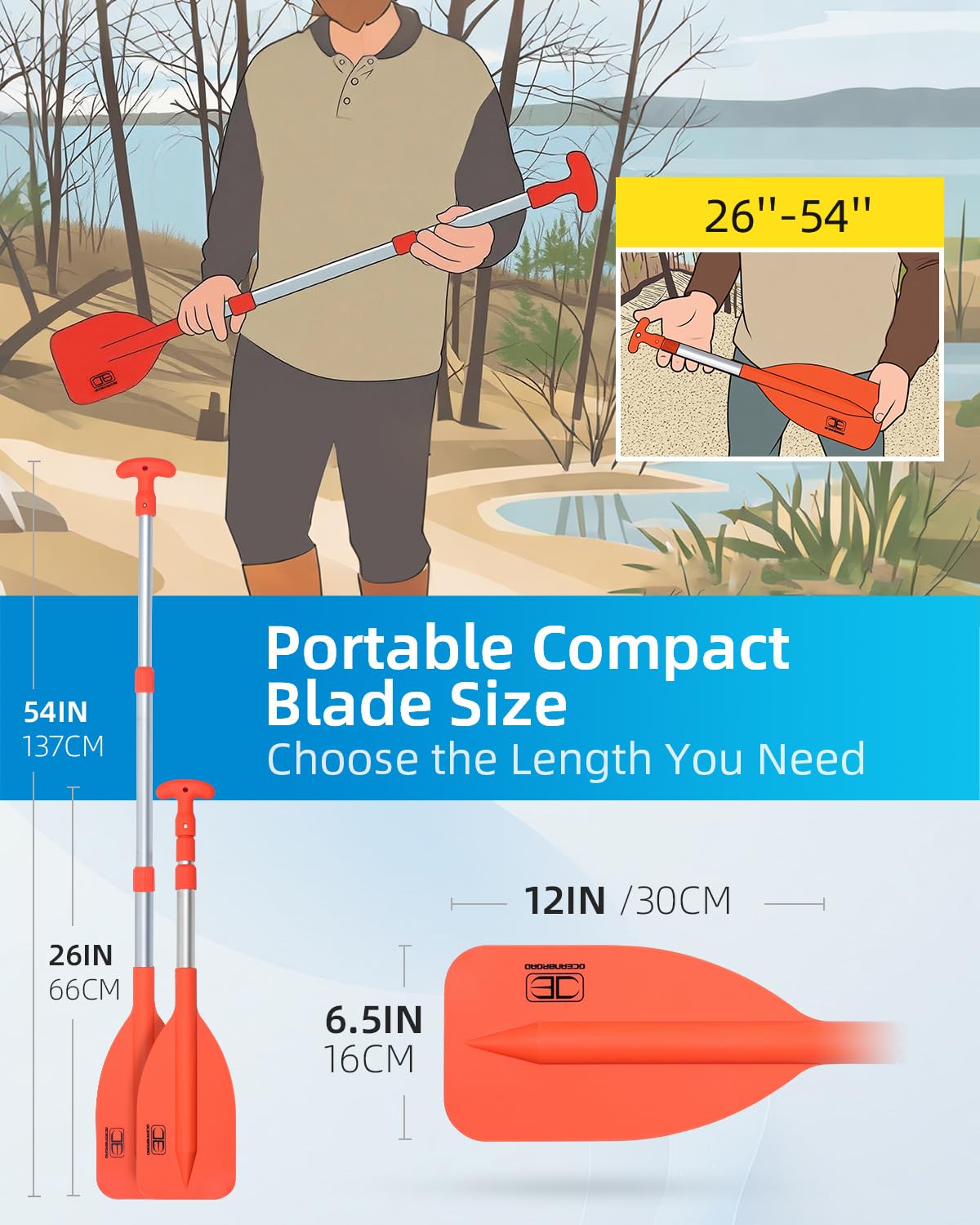 Emergency Paddle 21''-42'' O59508