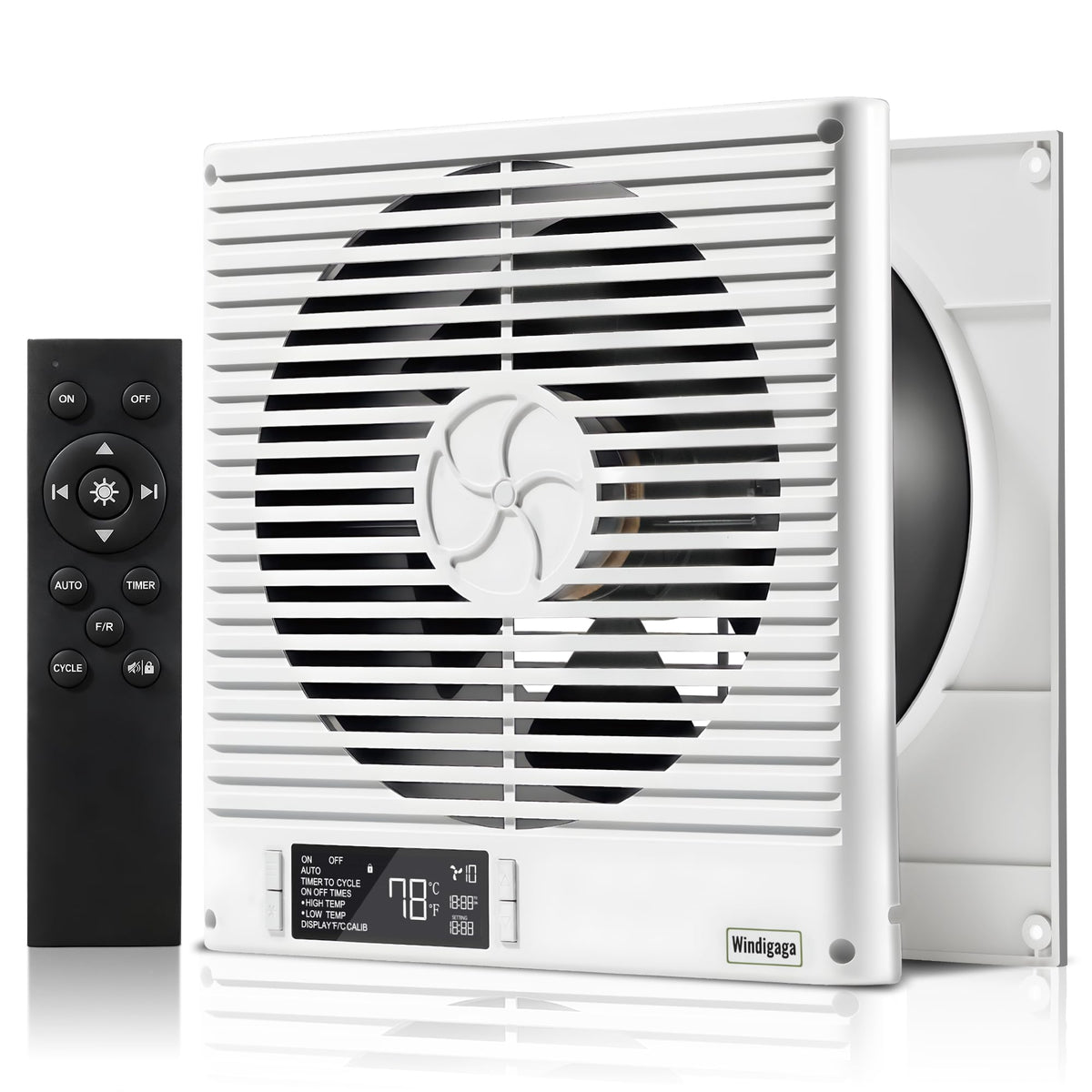 8" Room to Room Air Transfer Fan with Remote Y124682